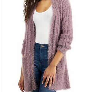 Hippie Rose Fuzzy Cardigan Size XL